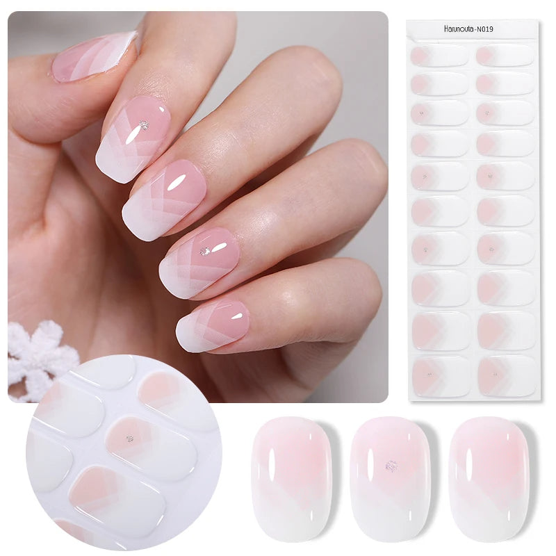 20 Tips Gradient Nail Sticker - BeautyHacks