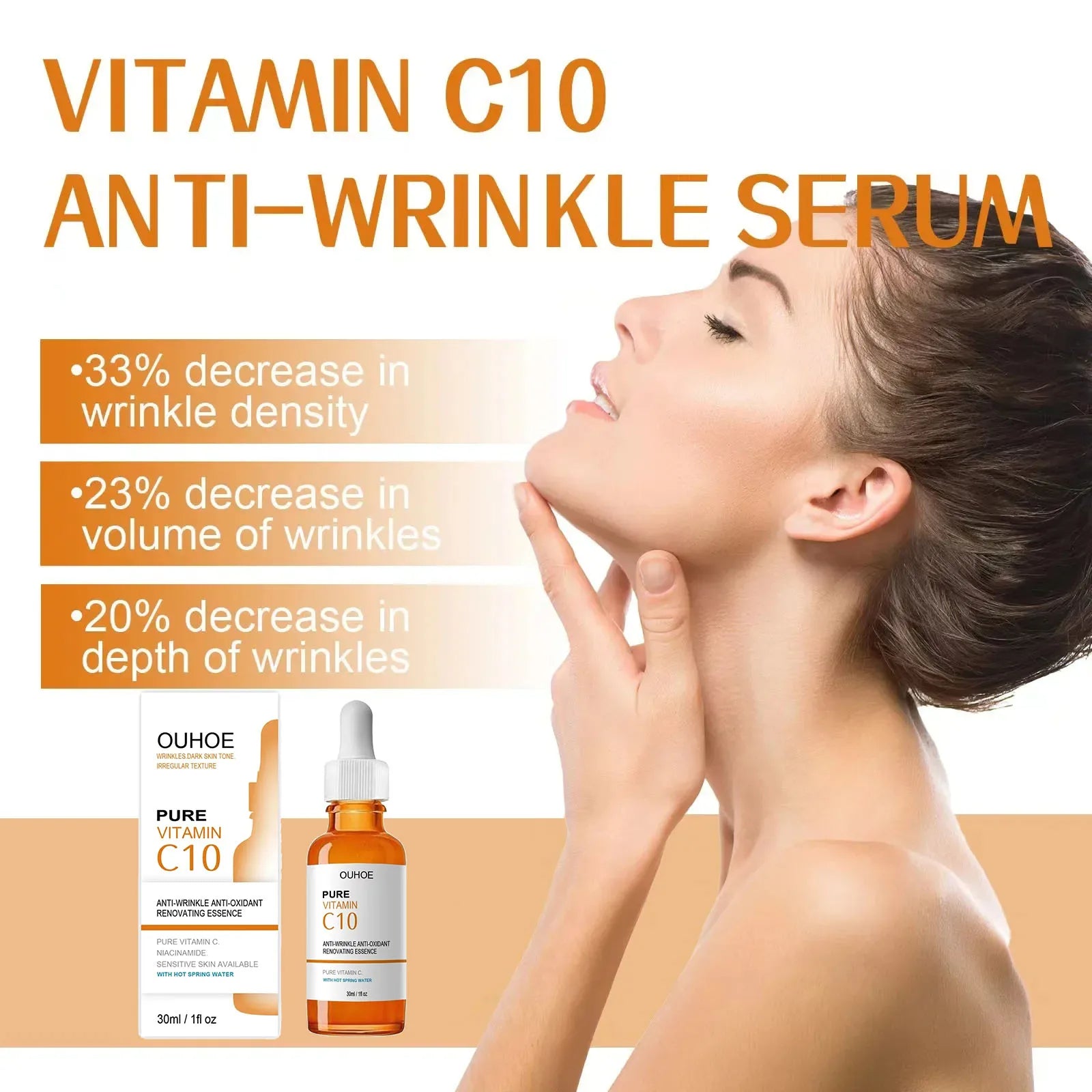 Vitamin C Wrinkle Remover Face Serum - BeautyHacks