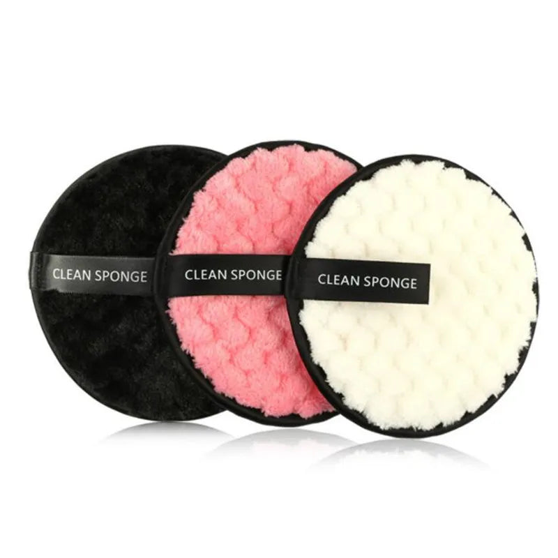 3 Pieces Reusable Makeup Remover Pads - BeautyHacks