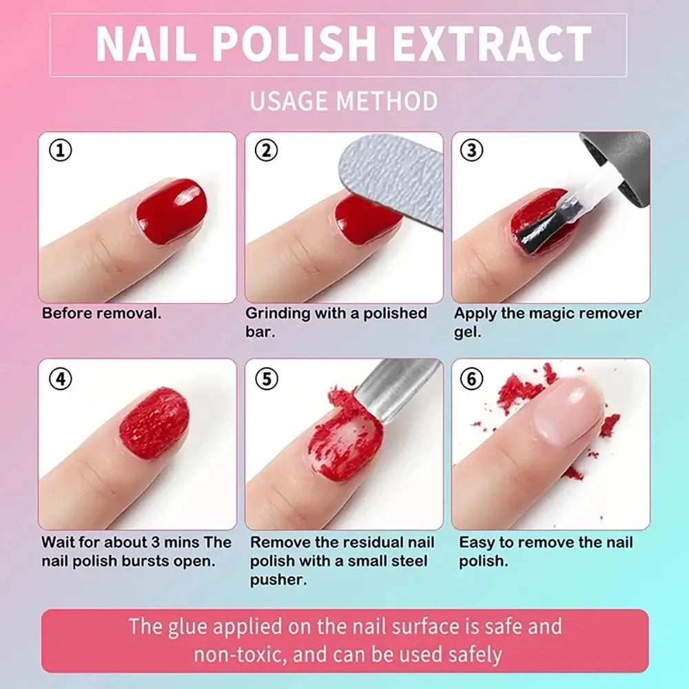 Magic Gel Nail Polish Remover - BeautyHacks