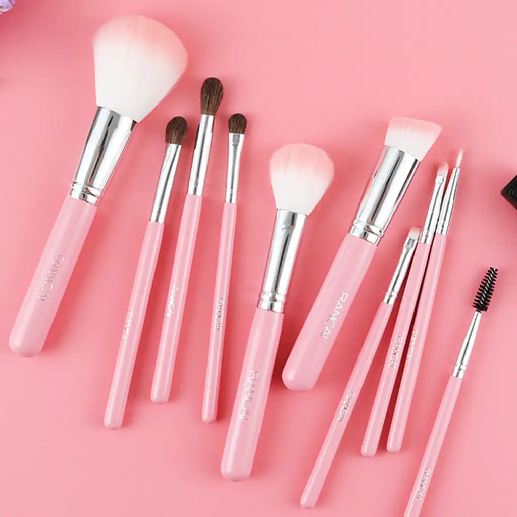 Pink Makeup Brush Set - BeautyHacks