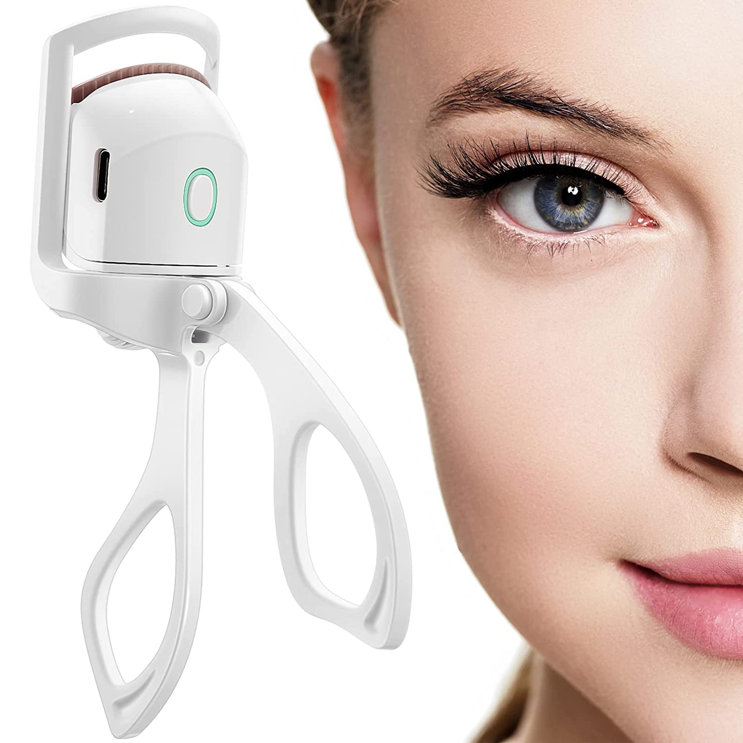 Portable Electric Heated Eyelash Curler - BeautyHacks