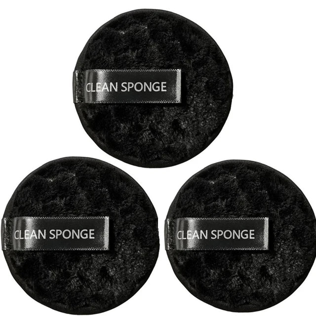 3 Pieces Reusable Makeup Remover Pads - BeautyHacks