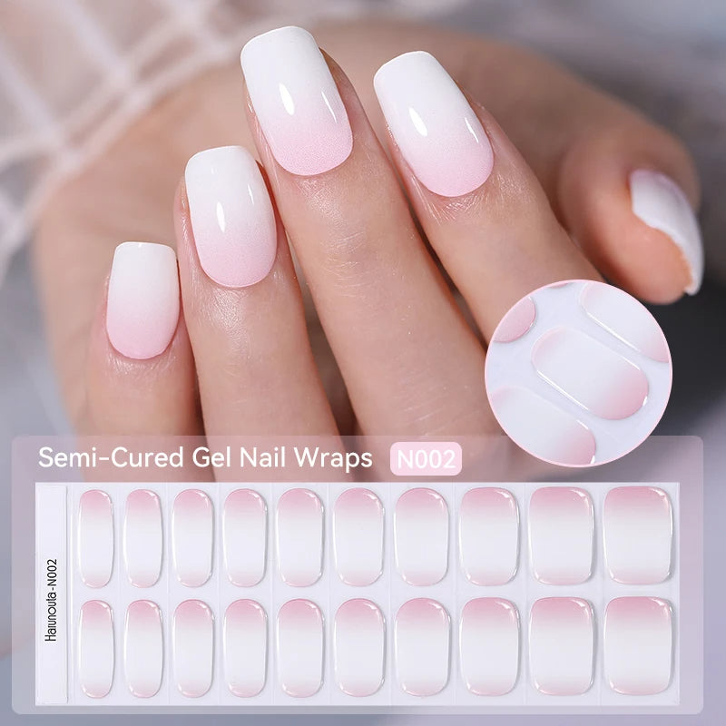 20 Tips Gradient Nail Sticker - BeautyHacks