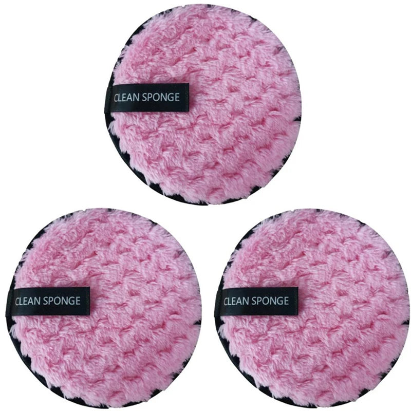 3 Pieces Reusable Makeup Remover Pads - BeautyHacks