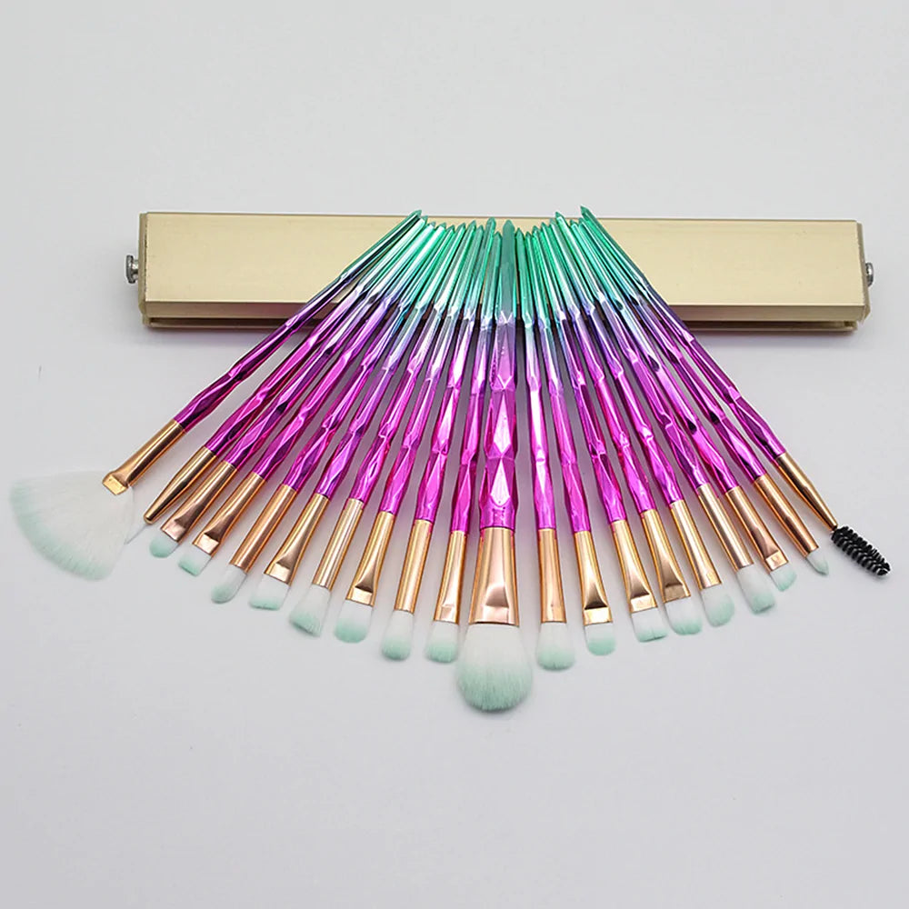 Diamond Makeup Brush Set - BeautyHacks