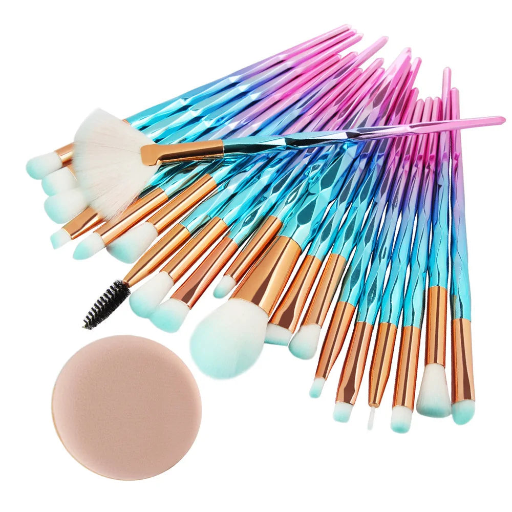 Diamond Makeup Brush Set - BeautyHacks