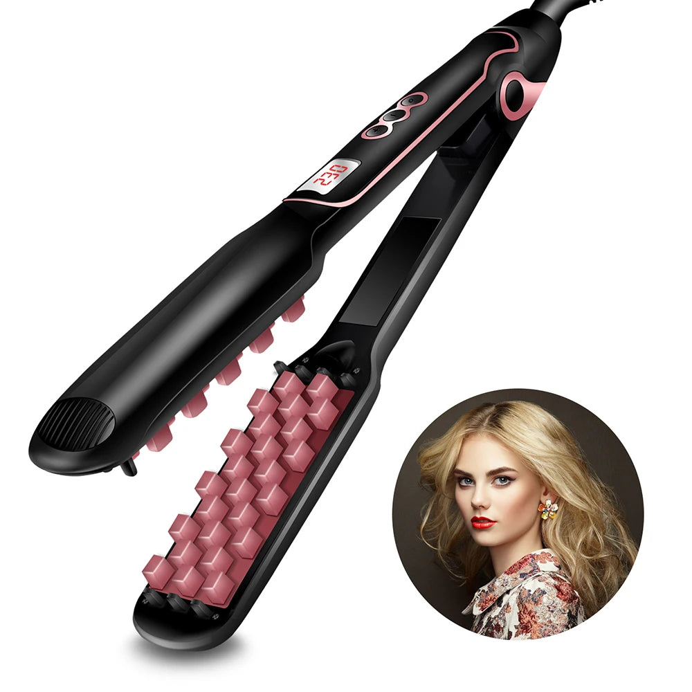 Hair Volumizing Iron Ceramic Corrugated Hair Curler - BeautyHacks