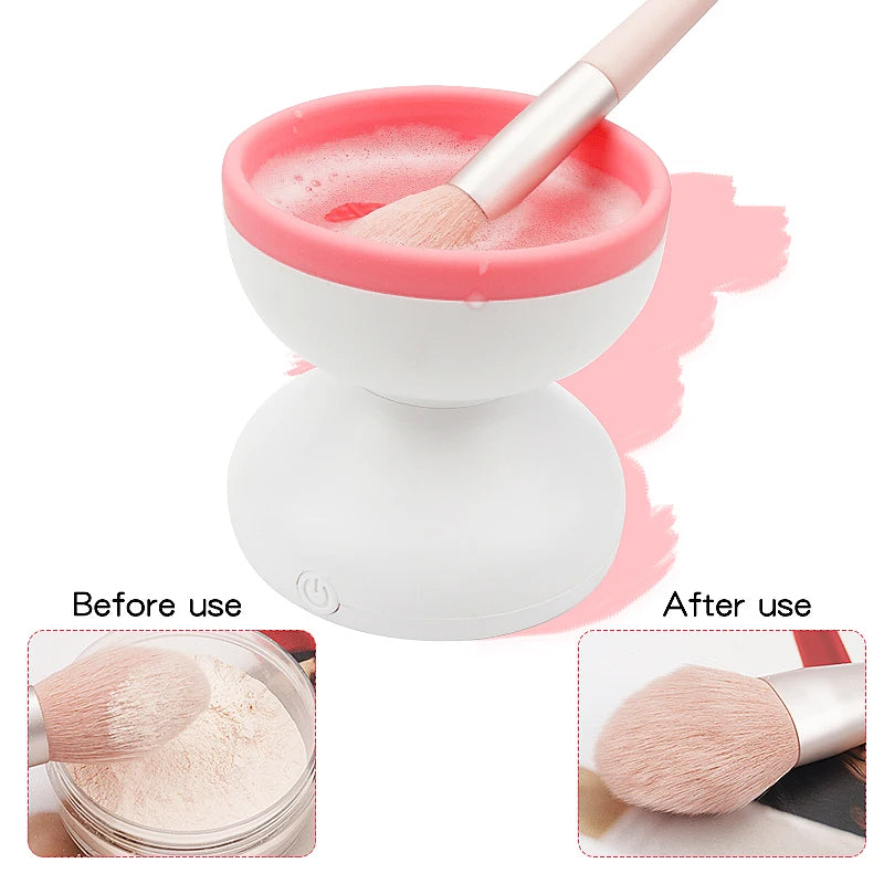 Portable USB Makeup Brush Cleaner - BeautyHacks