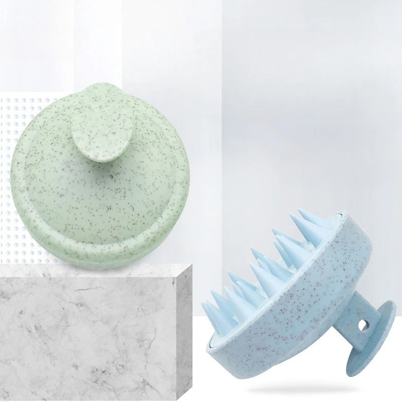 Silicone Shampoo Brush Head Scalp Massage Comb - BeautyHacks