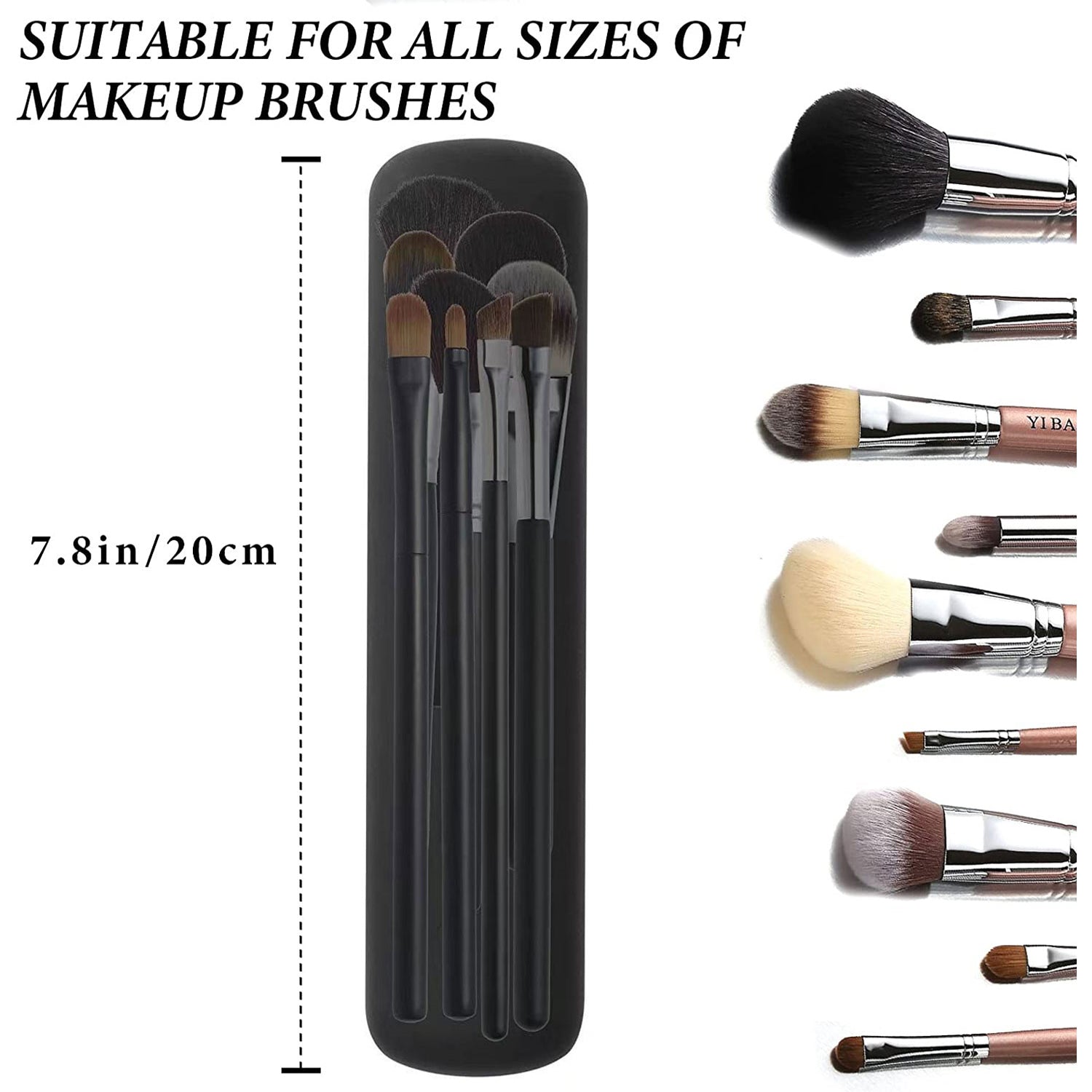 Silicone Makeup Brush Waterproof Storage - BeautyHacks